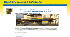 Desktop Screenshot of aktivmarkt-weinle.de