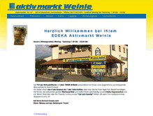 Tablet Screenshot of aktivmarkt-weinle.de
